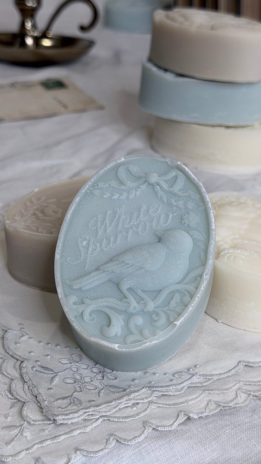 White Sparrow handmade grass-fed tallow bar soap
