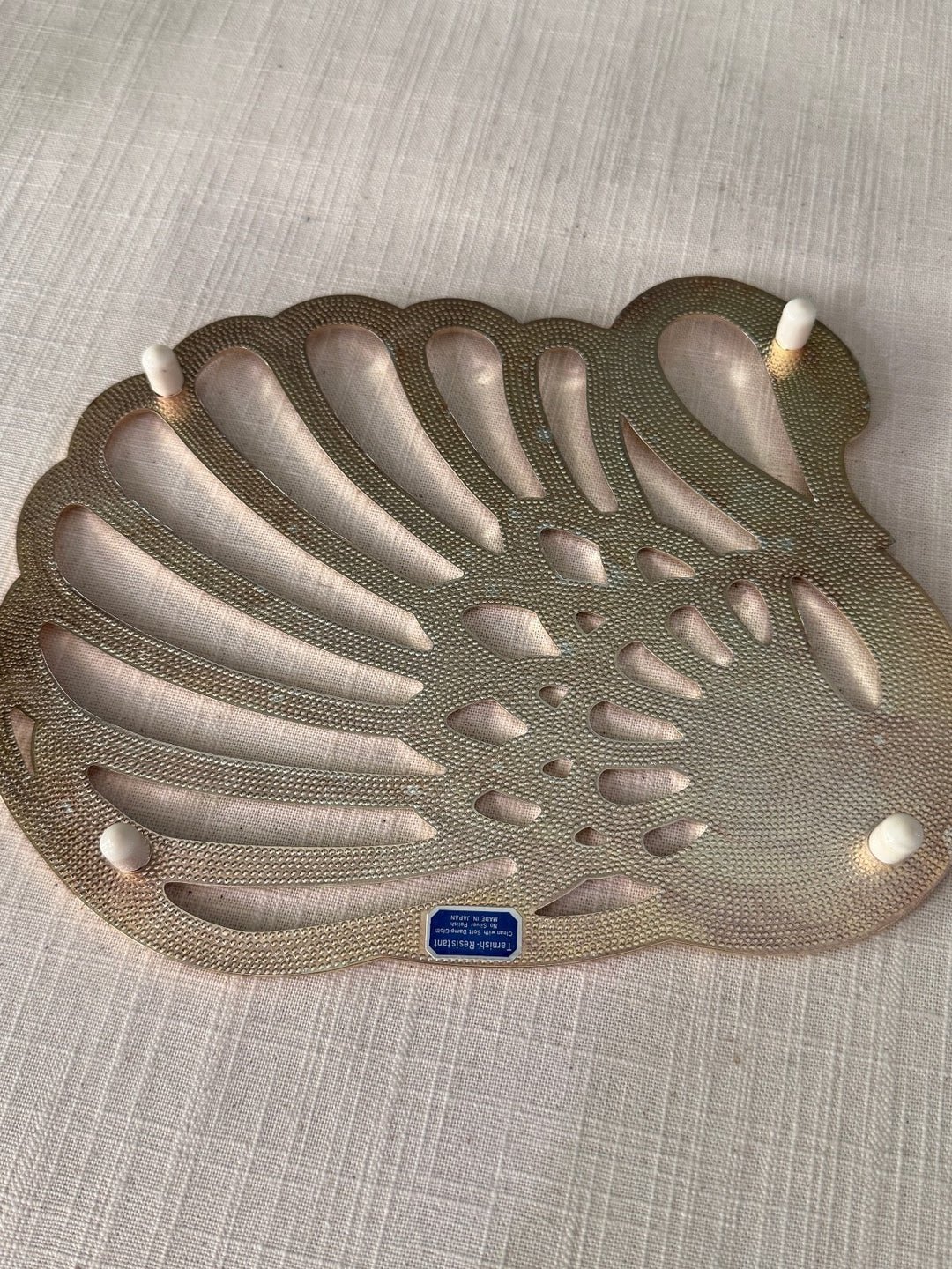 Swan trivet made in Japan