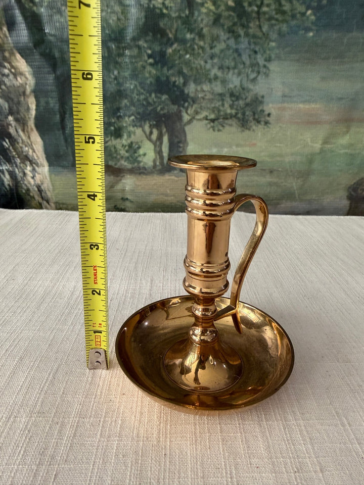 Brass Chamberstick Candle Holder