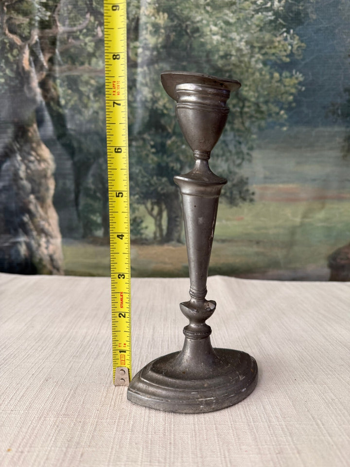 Pair of Pewter Candlesticks