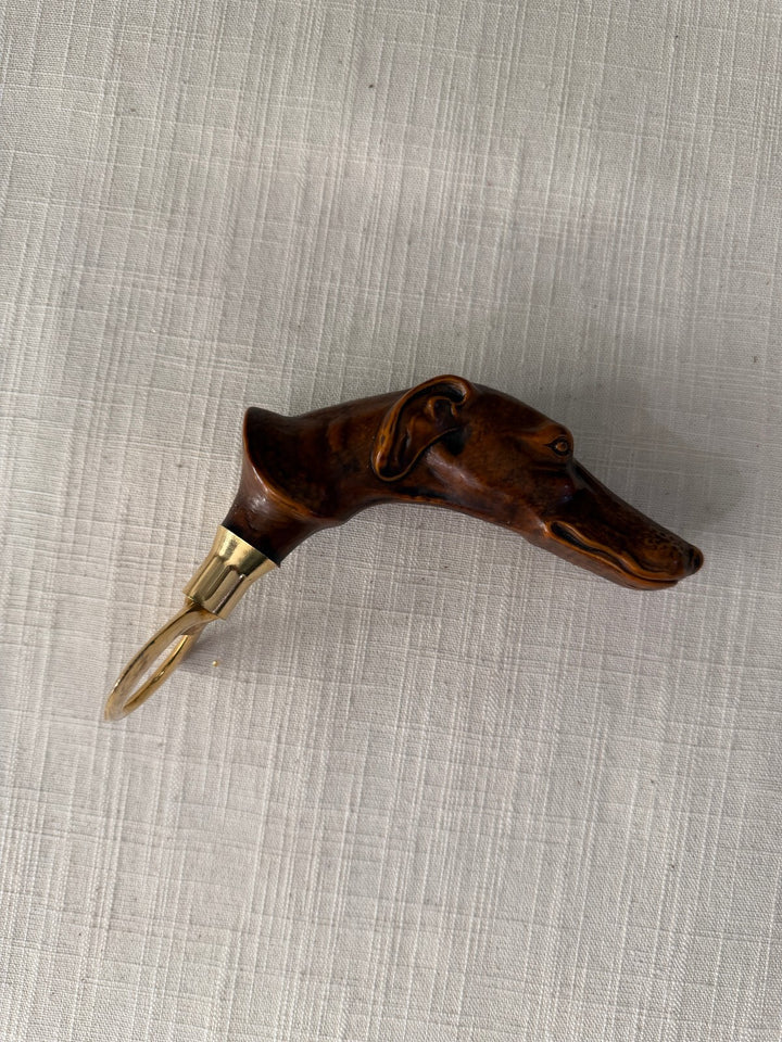 Carved Dog Head Bottle Opener