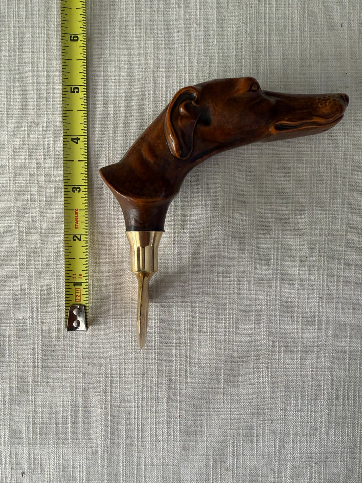 Carved Dog Head Bottle Opener