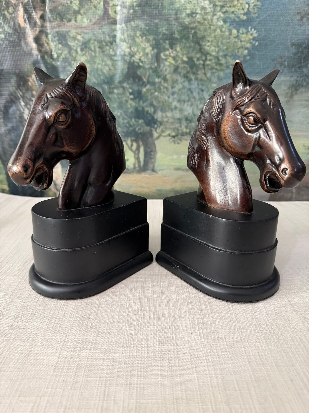 Pair of Horse Head Bookends