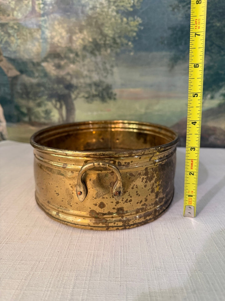 Brass Oval Planter Cachepot