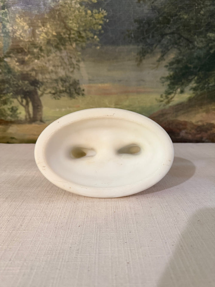 White Cherub Mantel Clock