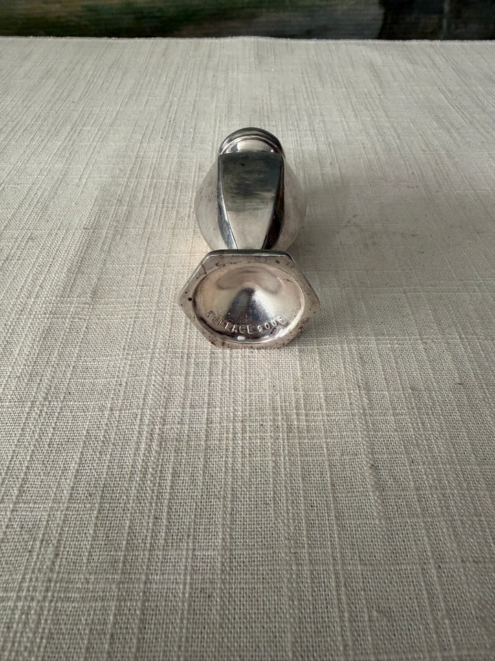 Pair of Silver Tone Salt and Pepper Shakers