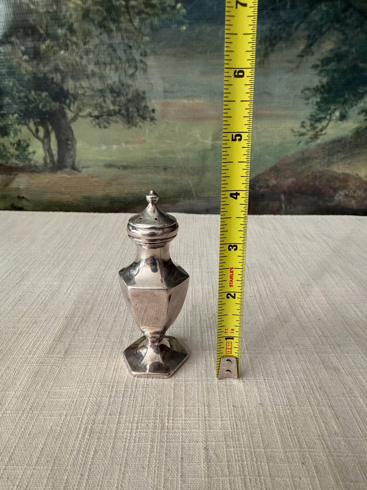 Pair of Silver Tone Salt and Pepper Shakers