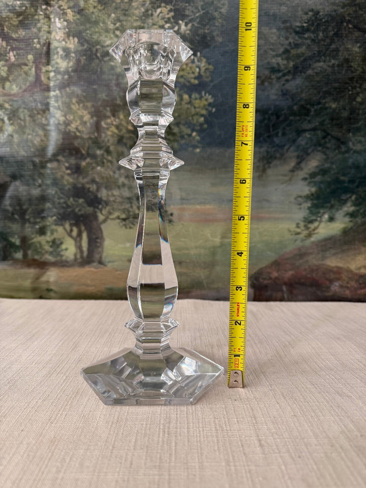 Vintage Crystal Candlestick Holder