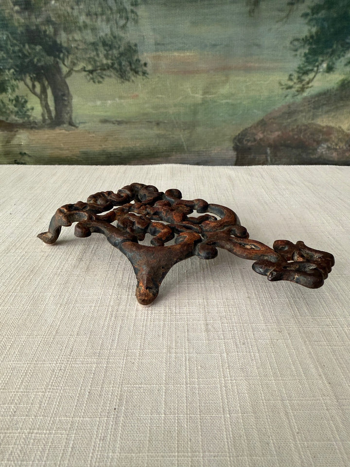 Vintage Cast Iron Ornate Stand