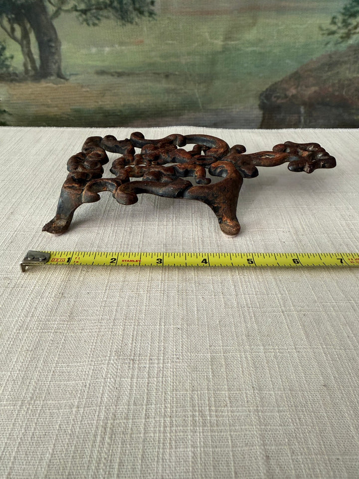 Vintage Cast Iron Ornate Stand