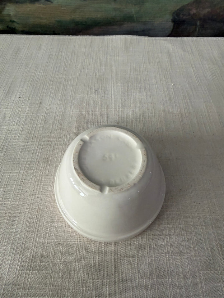 White ceramic bowl