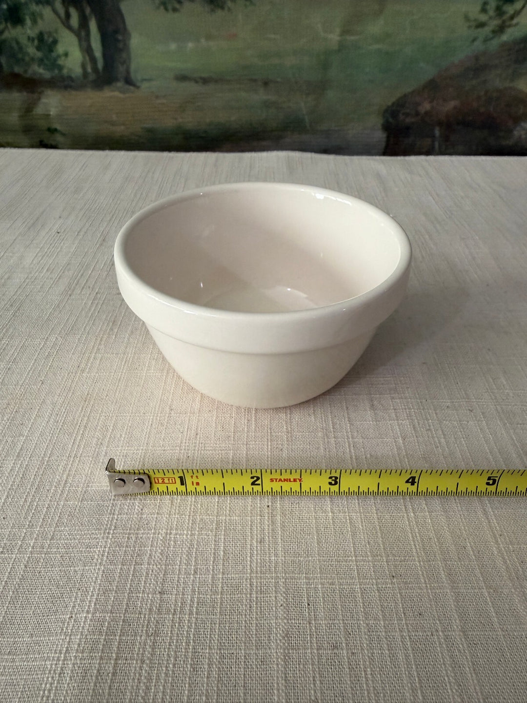 White ceramic bowl