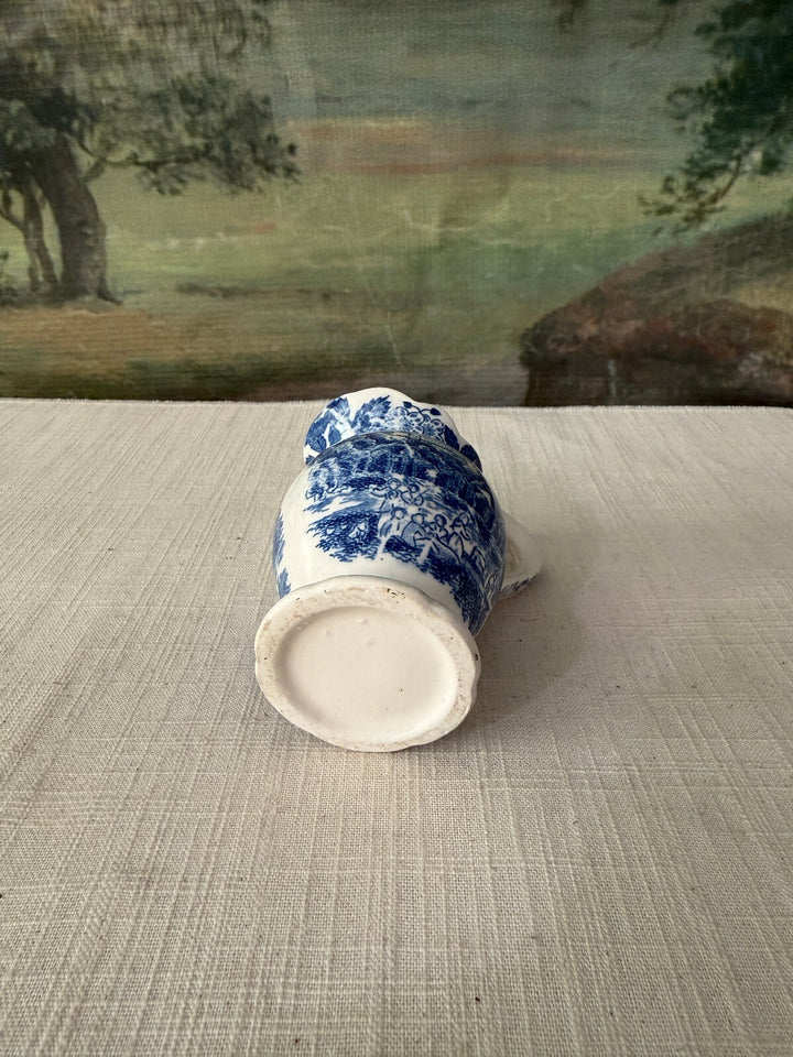 Blue and White Transferware Pitcher