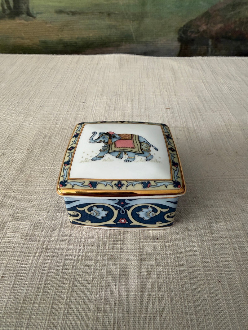 Wedgwood Elephant Porcelain Trinket Box