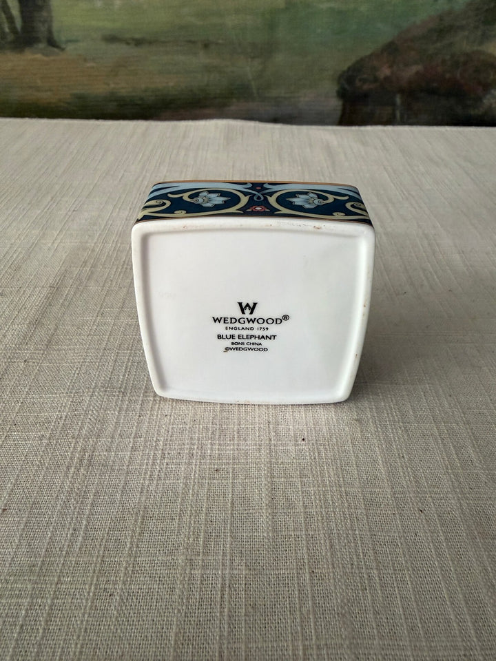 Wedgwood Elephant Porcelain Trinket Box