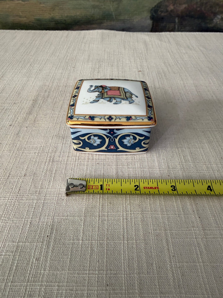 Wedgwood Elephant Porcelain Trinket Box