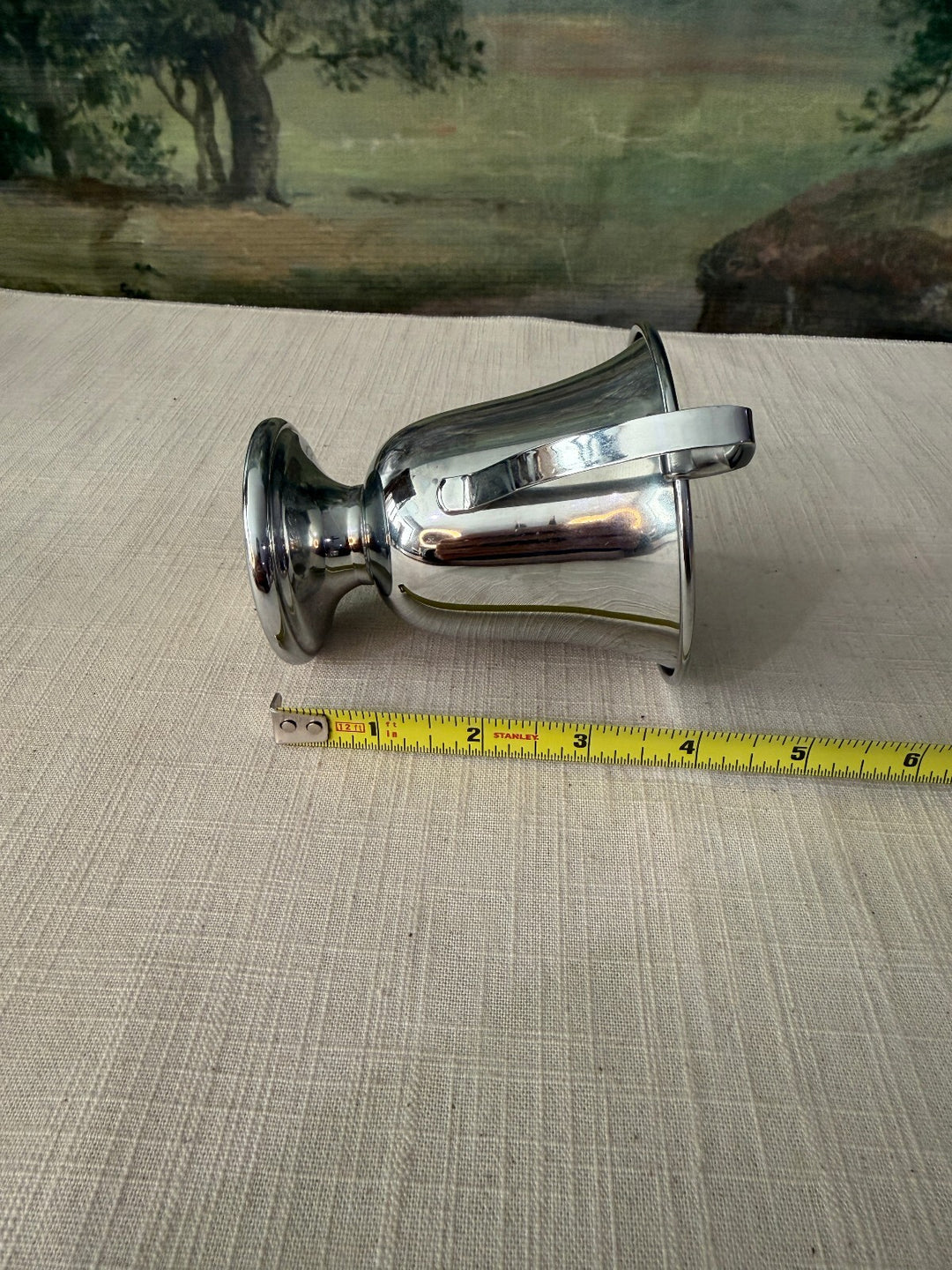Pair of Silver Tone Handled Cups