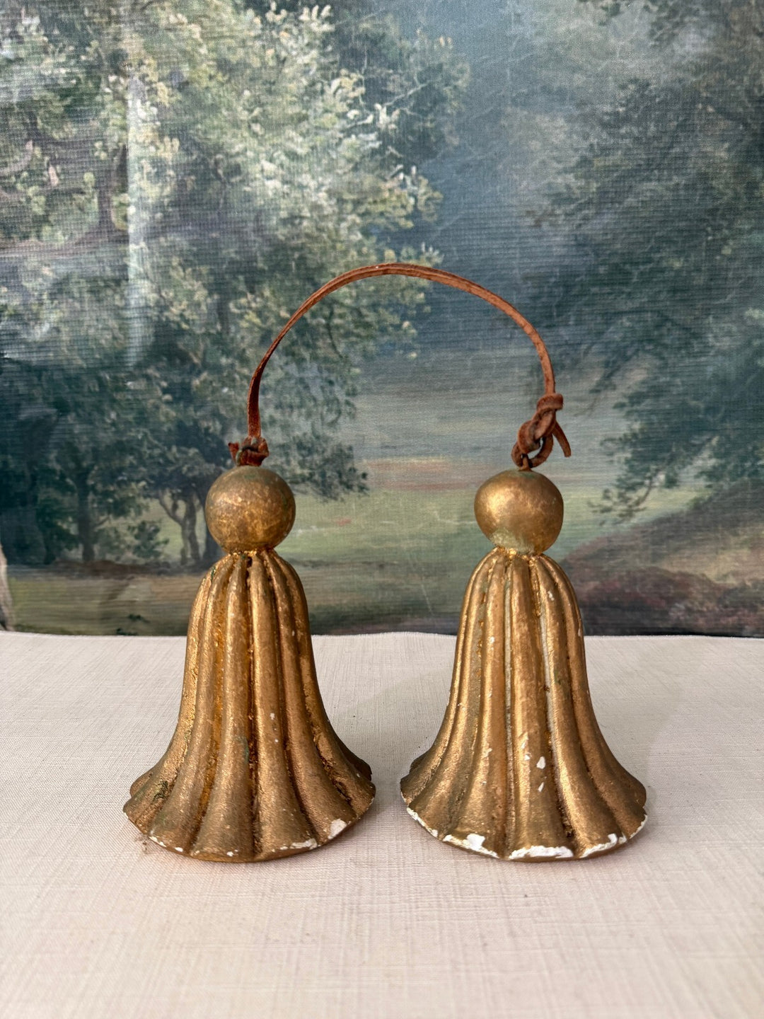 Pair of Bell Ornaments with Hanging Loop