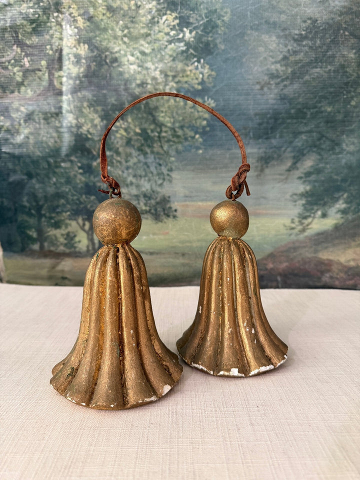 Pair of Bell Ornaments with Hanging Loop
