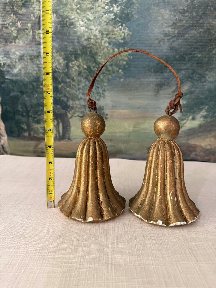 Pair of Bell Ornaments with Hanging Loop
