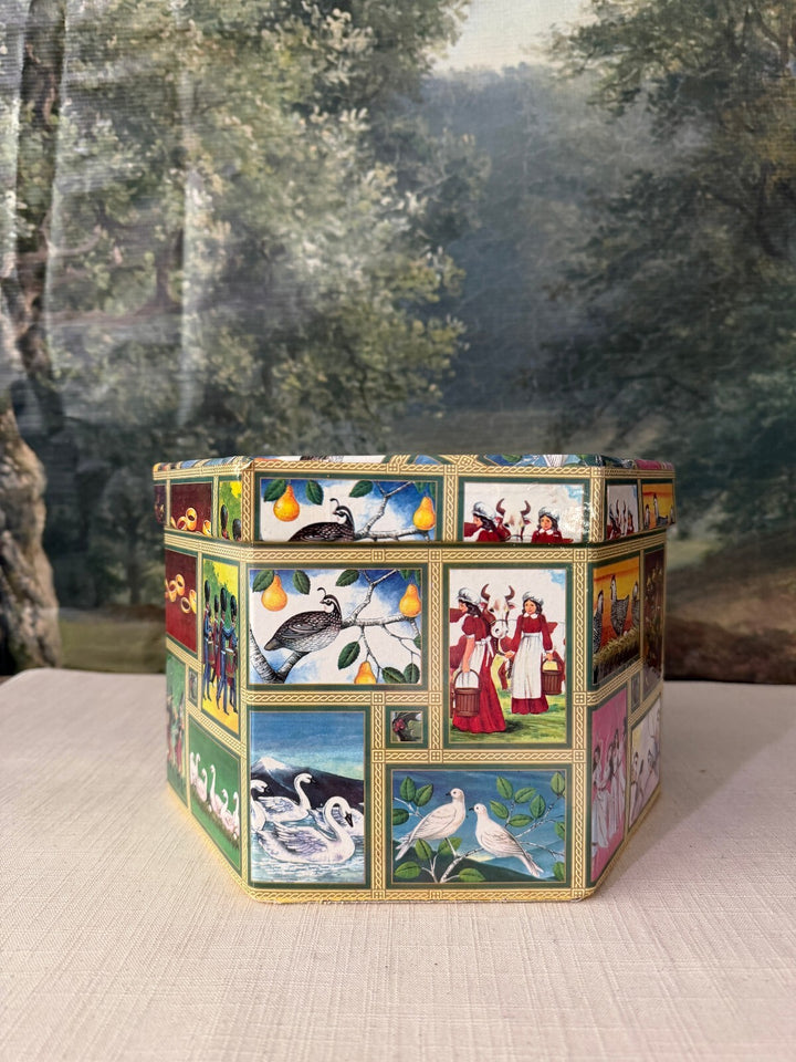Marbled Hanging Christmas Ornaments with Decorative Box