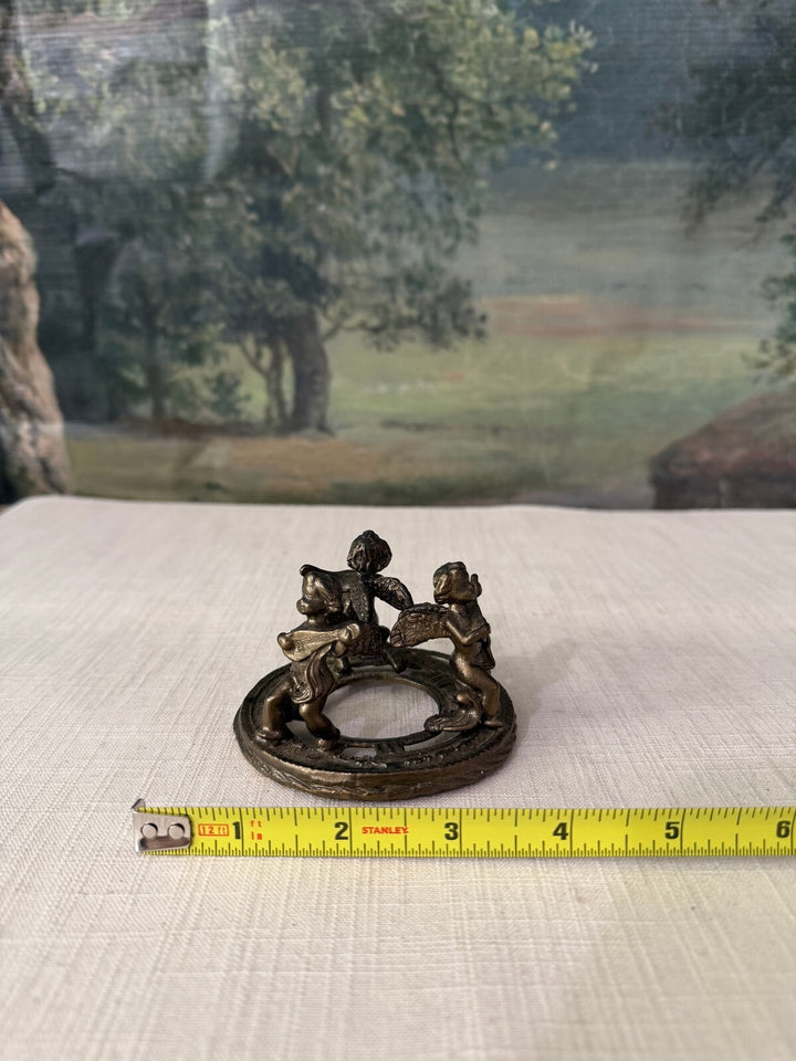 Small Vintage Metal Figural Stand