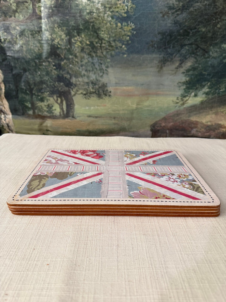 Set of Union Jack Cork Back Placemats