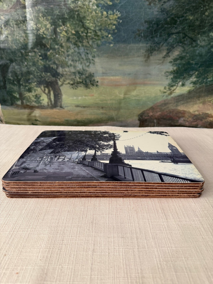 Set of London Big Ben Cork Back Placemats