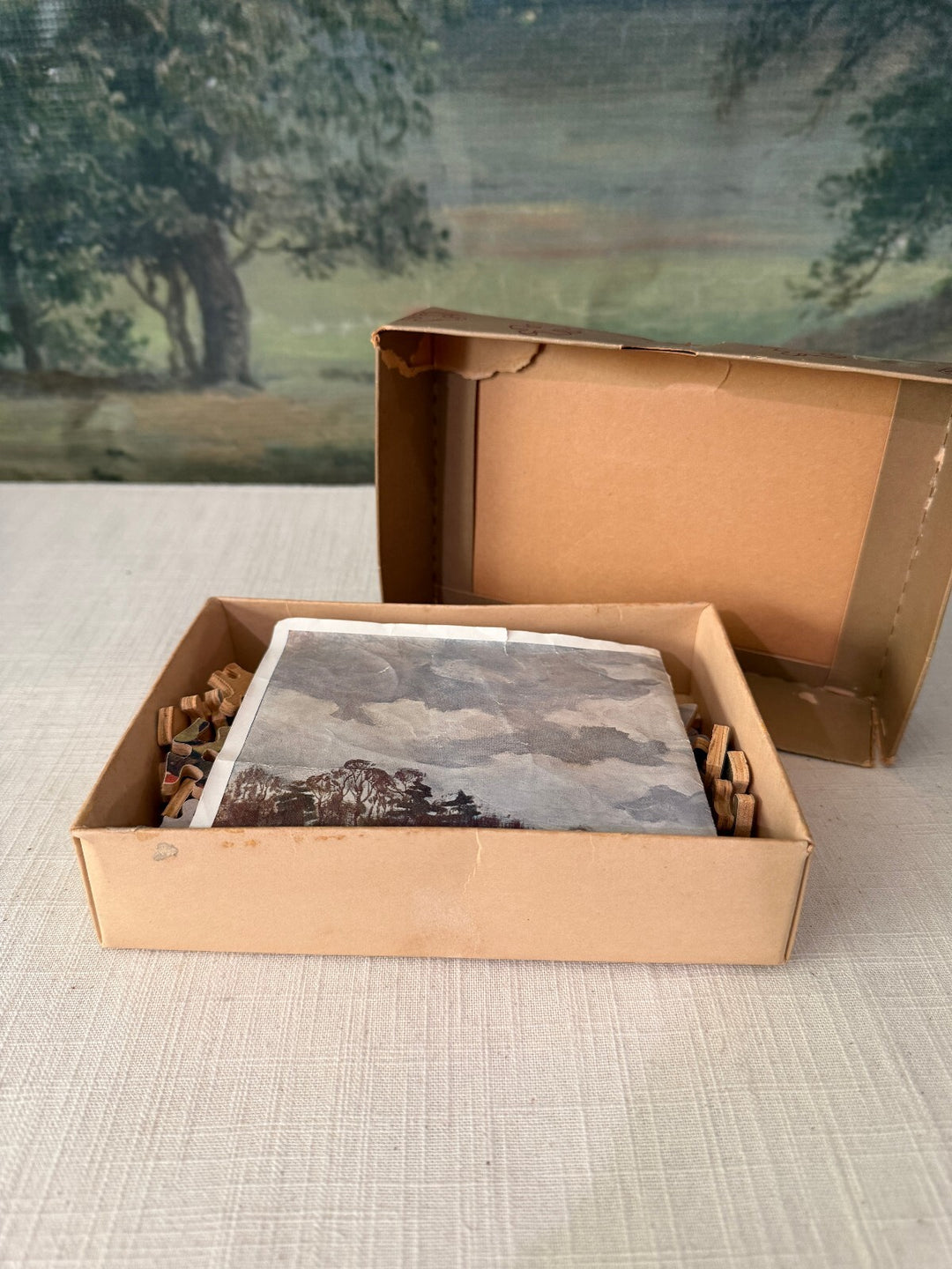 Kingsbridge Handcut Wood Draw Puzzle in Box