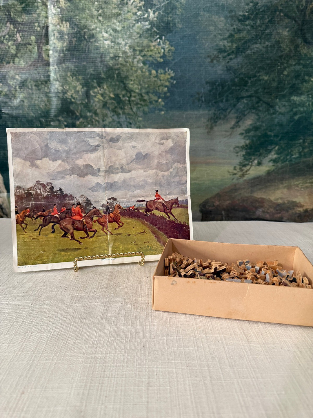 Kingsbridge Handcut Wood Draw Puzzle in Box