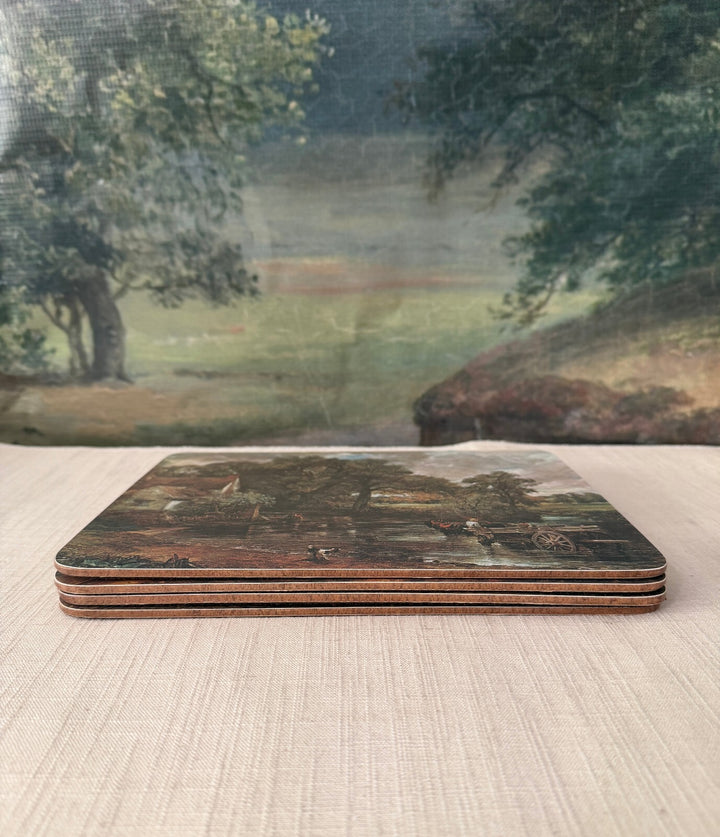 Set of 4 Landscape Art Coasters