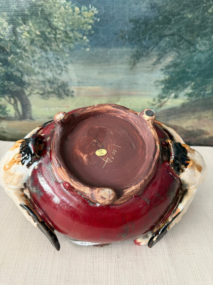 Vintage Ceramic Swan Bowl