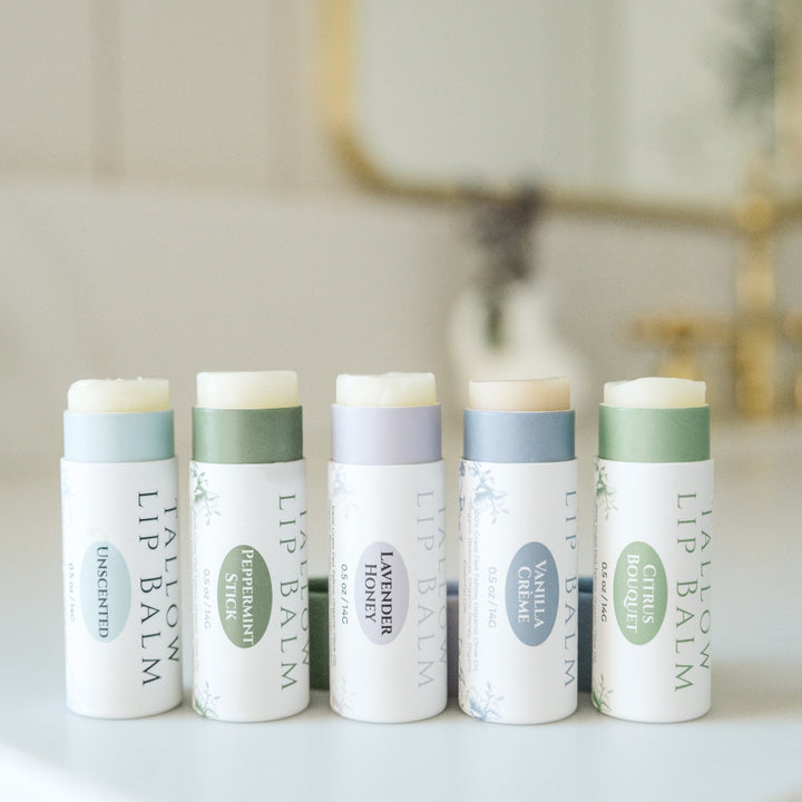 Tallow Lip Balm - 3 Pack
